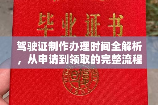 巴彦驾驶证制作办理时间全解析，从申请到领取的完整流程