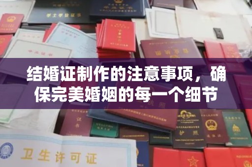 巴彦结婚证制作的注意事项，确保完美婚姻的每一个细节