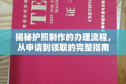 巴彦揭秘护照制作的办理流程，从申请到领取的完整指南